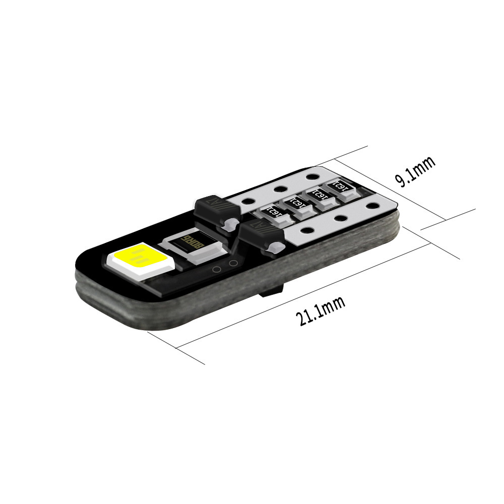 Bộ 10 đèn LED 220lm T10 2smd 194 168 Led 3030 2835 12v