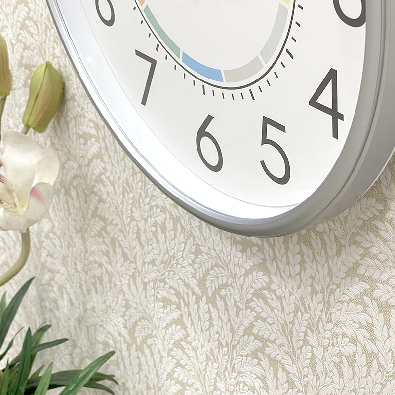 Đồng hồ treo tường Nhật Bản Rhythm CMG595NR66 – KT 31.0 x 4.5cm/735g, vỏ nhựa, dùng Pin.