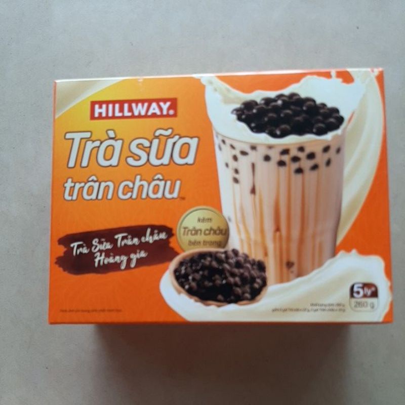 Trà sữa trân châu Hillway hộp 260 gram