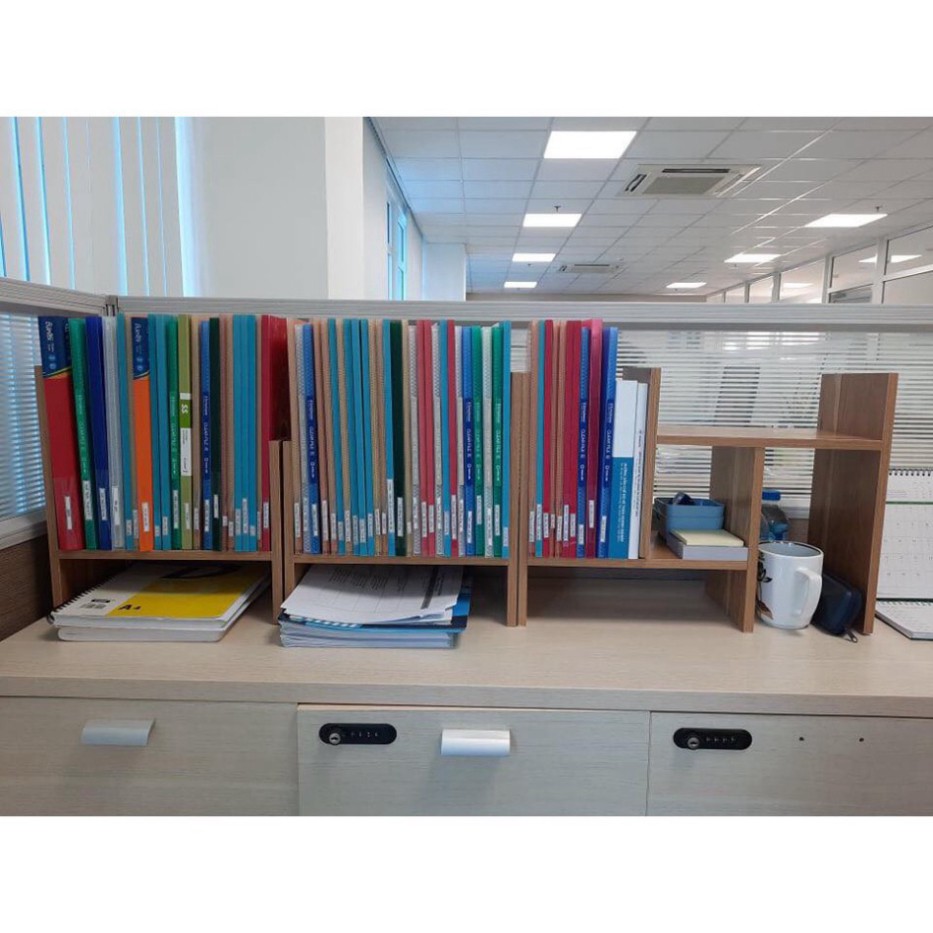 Kệ Sách Mini Để Bàn Đa Năng - Giá Sách Để Bàn Gỗ Mdf .