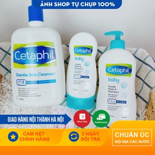 Sữa tắm gội 2in1 cho bé Cetaphil Gentle Baby Wash & Shampoo 400ml