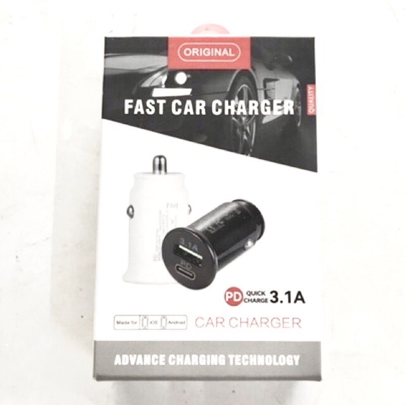 Cốc sạc nhanh 3,1A điện thoại 1 cổng Usb 1 cổng Type-C cho xe Exciter Nvx lead Vision airblade