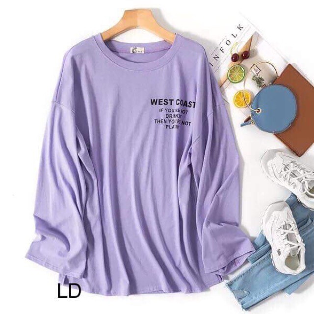 [FREESHIP ĐƠN TỪ 50K] Áo thun WEST dài tay LDU0819