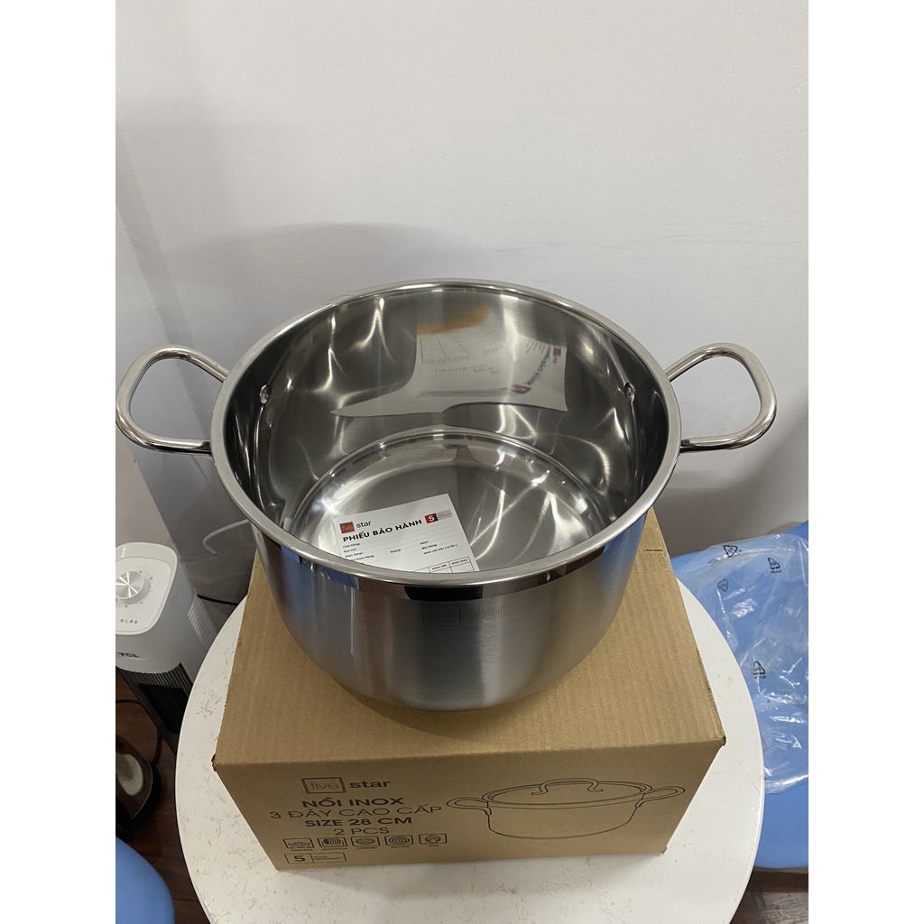 Nồi Luộc Gà Inox 3 Đáy Fivestar 28cm