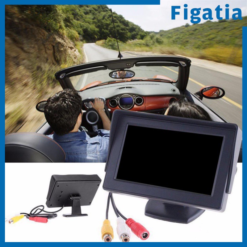 Camera Lùi Xe 2xlcd Hd 4.3 "Hỗ Trợ Tầm Nhìn Ban Đêm | BigBuy360 - bigbuy360.vn