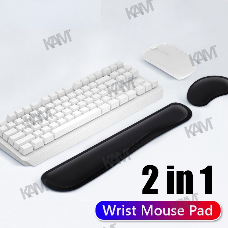Đệm Kê Cổ Tay Bằng Memory Foam Chống Trượt Thoải Mái Siêu Bền Tiện Dụng Cho PC / Laptop