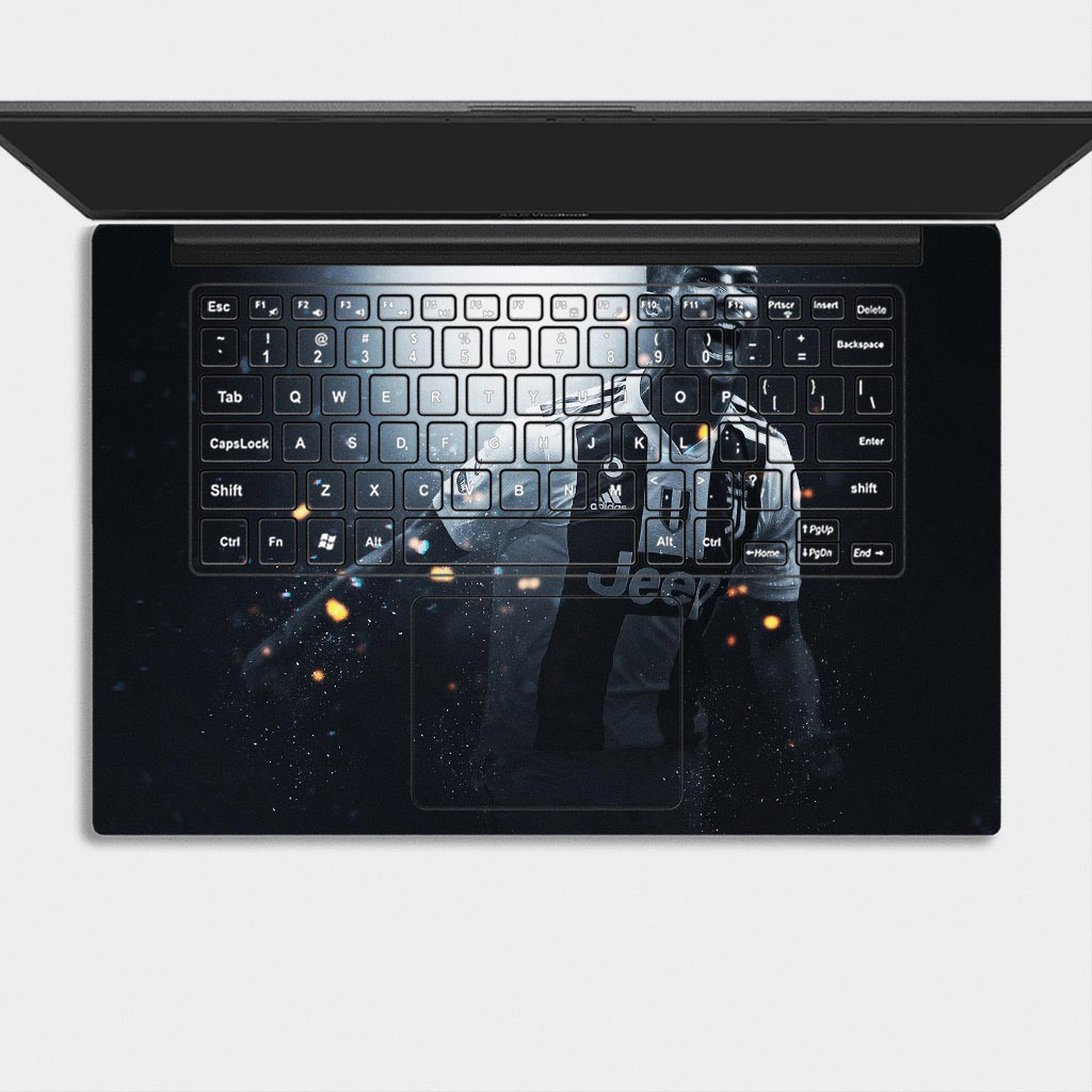 Bộ skin dán laptop mẫu CR7 / Có mẫu decal dán cho tất cả các hãng máy tính