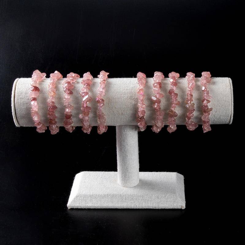 Vòng Tay Đá Thạch Anh Tím Hồng Thời Trang Cho Nữ