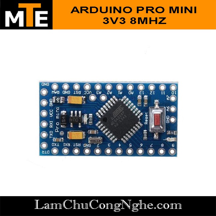 Arduino Pro Mini 3.3V 8Mhz (board phát triển arduino promini) Kèm mạch nạp