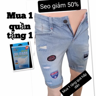 Quần Jean Sọt Nam , Quần Lửng Nam Jean thời trang cao cấp new-site men ak03