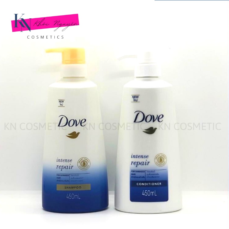 Dầu Gội Dầu Xả Dove Thái Lan Phục Hồi Tóc Chai 450ml