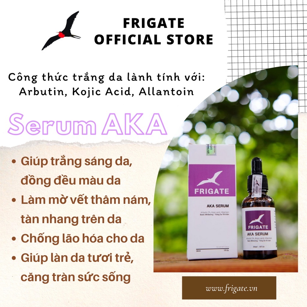 Serum AKA Frigate Trắng sáng da an toàn, vượt trội