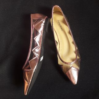 Giày búp bê mũi nhọn cut out xinh
