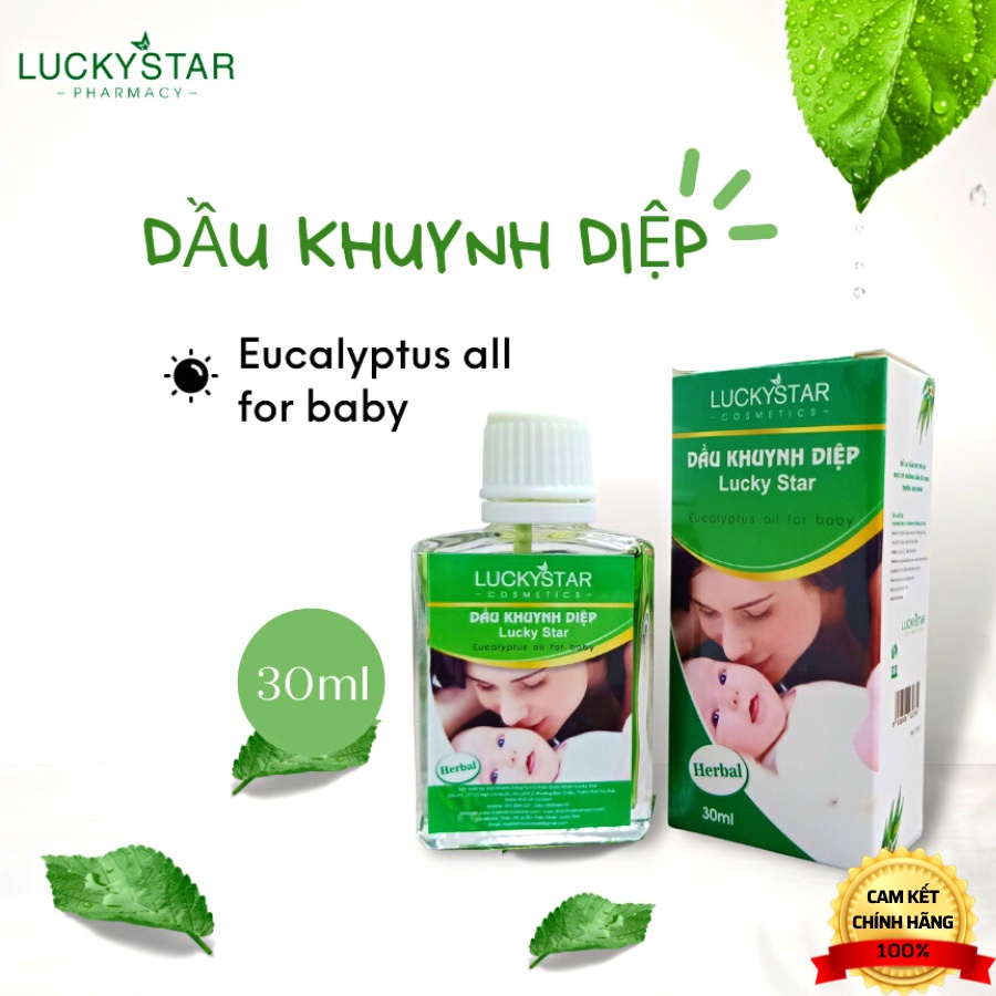 Dầu Khuynh Diệp Mẹ và Bé Lucky Star 30ml