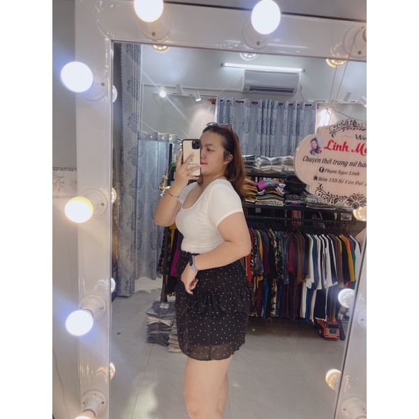 CHÂN VÁY BÈO TẦNG BIGSIZE TKLINHMOM | BigBuy360 - bigbuy360.vn