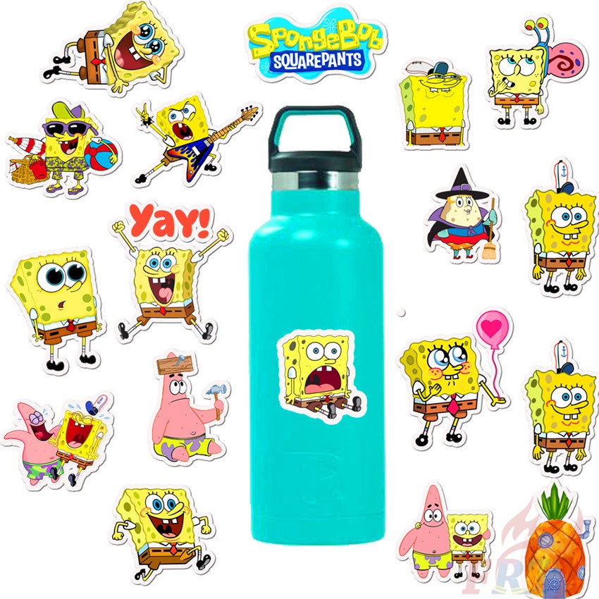 ❉ SpongeBob SquarePants - Series 01 Cartoon TV Shows Stickers ❉ 50Pcs/Set DIY Fashion Doodle Decals Stickers