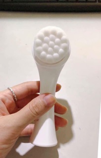 Cọ rửa mặt 2 đầu masage lồng siêu mềm mại