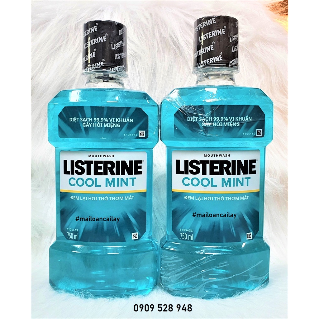 Nước Súc Miệng LISTERINE COOL MINT 750ml