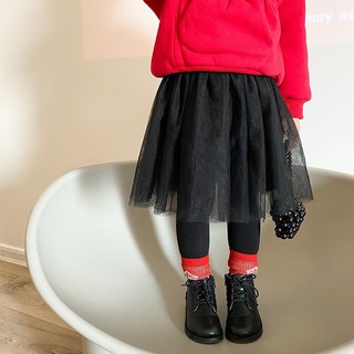 Quần váy cho bé gái DMINT lót lông cực ấm - Quần áo trẻ em thu đông hãng Ambb Kids