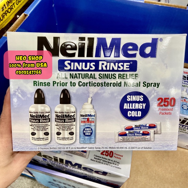 Bộ rửa mũi thần thánh Neilmed