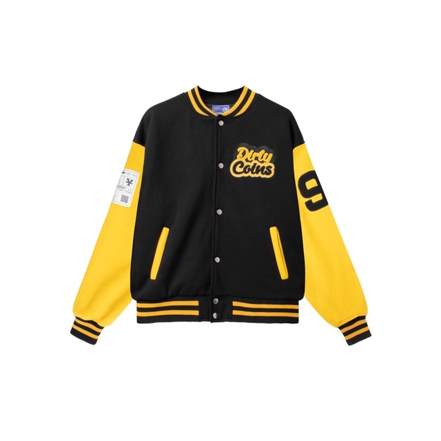 🔸 Varsity DirtyCoin Vàng / Đen 🔸