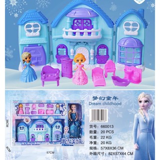 Ảnh thật 🌸🌸 Set Ngôi Nhà Nhựa Villa Công Chúa Elsa 🌸🌸