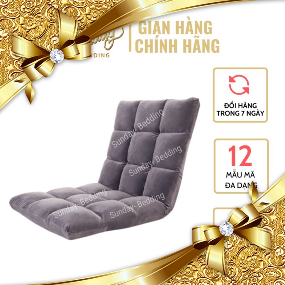 [ YÊU THÍCH ] Ghế lười tựa lưng tatami cao cấp 5 mức độ tuỳ chỉnh Sunday bedding (ảnh thật loại 1)