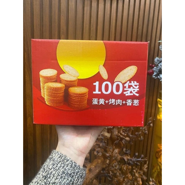 THÙNG 1KG BÁNH QUY HÌNH ĐỒNG XU SIÊU NGON CHO CẢ NHÀ