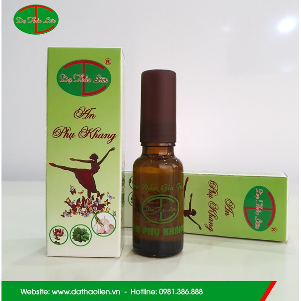 Tinh dầu An Phụ Khang - Dạ_Thảo_Liên 20 ml viêm phụ khoa, nấm ngứa