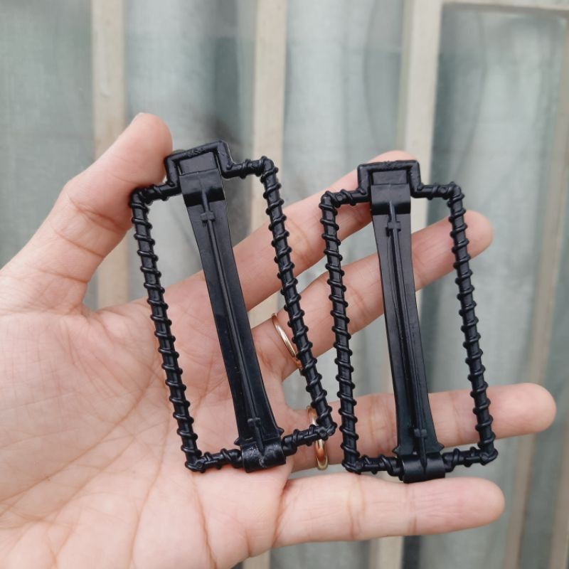 Combo 5 gọng kẹp tóc không mút (màu đen)