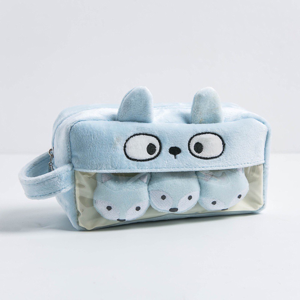 Túi Đựng Bút Bằng Vải Bông Cỡ Lớn Nhiều Màu Dễ Thương Sáng Tạo