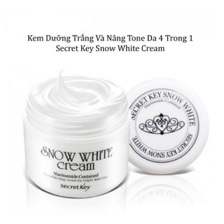 Kem Nâng Tông Dưỡng Trắng Da Secret Key Snow White Cream 50g