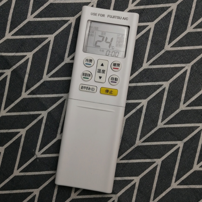 Remote máy lạnh Fujitsu thiếu nút dùng cho máy nội địa Nhật Bản model từ 2015 trở lên