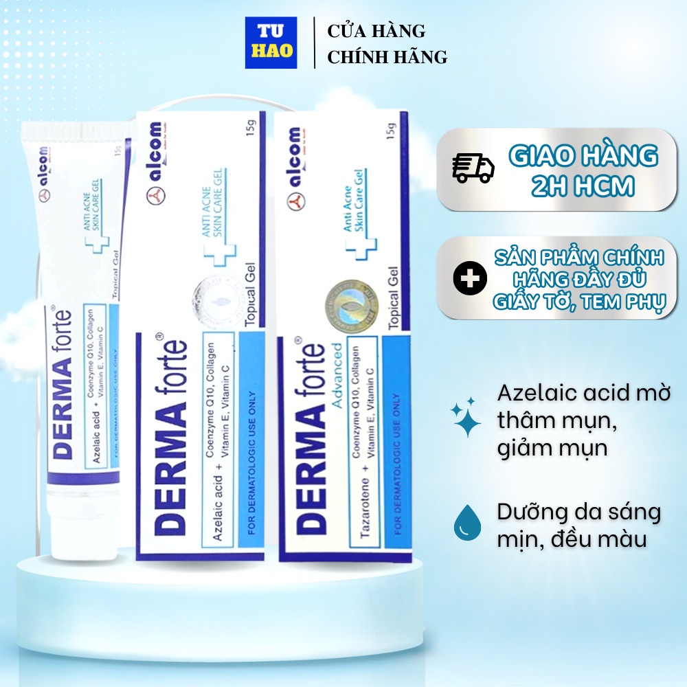 [Mã FMCGMALL -8% đơn 250K] Gel Mờ Thâm Mụn Gamma Derma Forte Giảm Viêm 15g