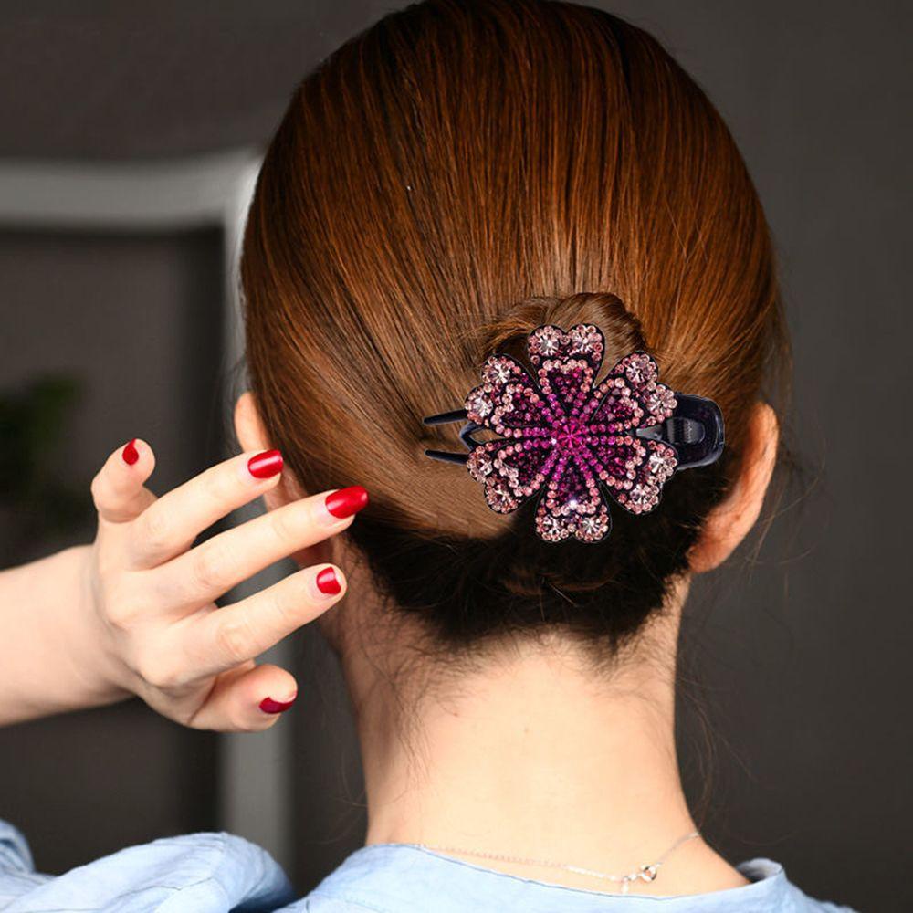 Kẹp Tóc Càng Cua Bằng Acrylic Phong Cách Vintage Thời Trang Giá Đỡ