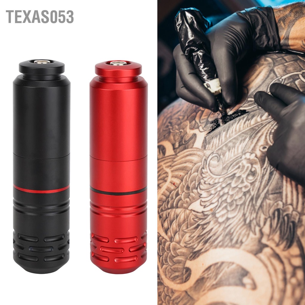 [Hàng Sẵn] (JT-04) Máy Pen Xăm Hình Tattoo - Bút Xăm Động Cơ  Kèm Dây RCA chuyên nghiệp hợp kim【Texas053】