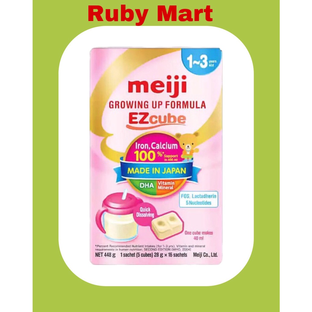 Sữa Meiji thanh Số 1-3 nhập khẩu 16 Thanh 432g