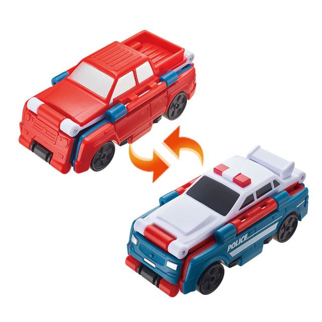 Đồ Chơi Xe Biến Hình Transracers Storm Police Car / High-Speed Rescue Vehicle - Vecto VN463875-40