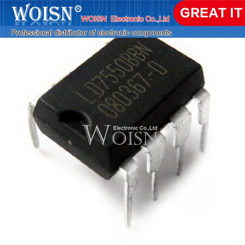 Bộ 10 linh kiện điện tử LD7550BBN LD7550 DIP-8 ync1