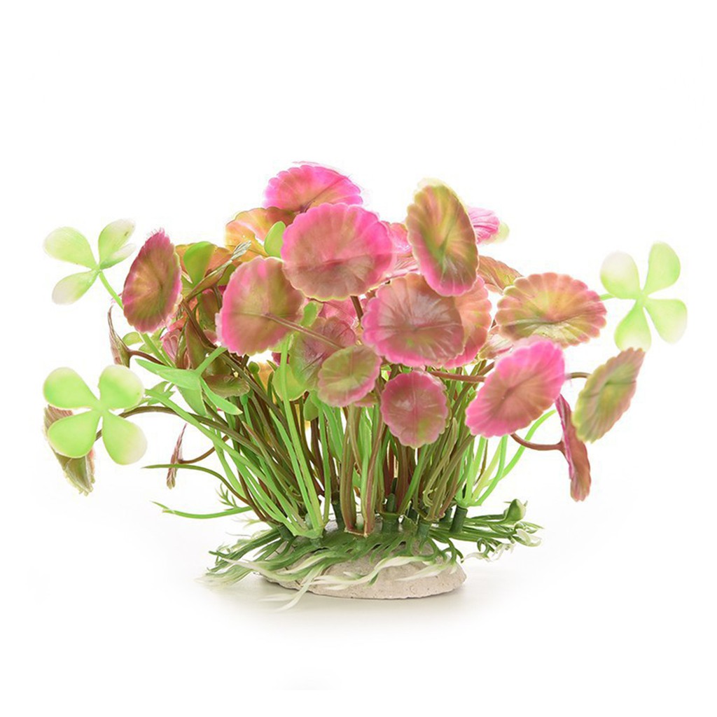 Lá Sen Nhân Tạo Trang Trí Bể Cá Tiện Dụng