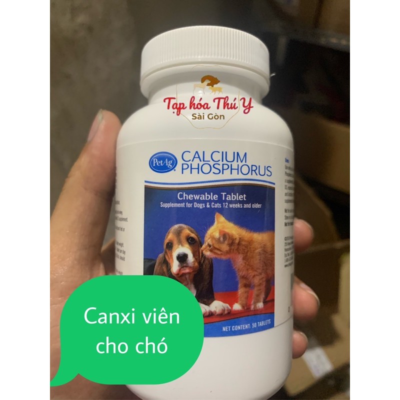 CANXI PHỐT PHO CỦA MỸ PETAGE, GIÚP CHẮC XƯƠNG CHO CHÓ MÈO - CALCIUM PHOSPHORUS