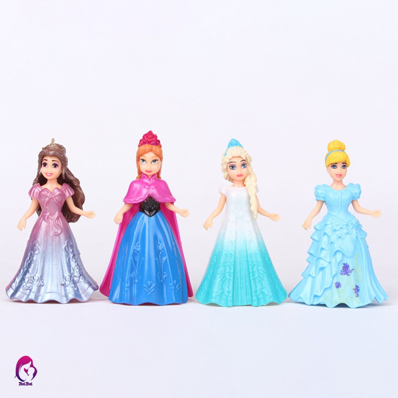 Bộ Búp Bê Công Chúa Trong Phim Frozen (8 Cái)