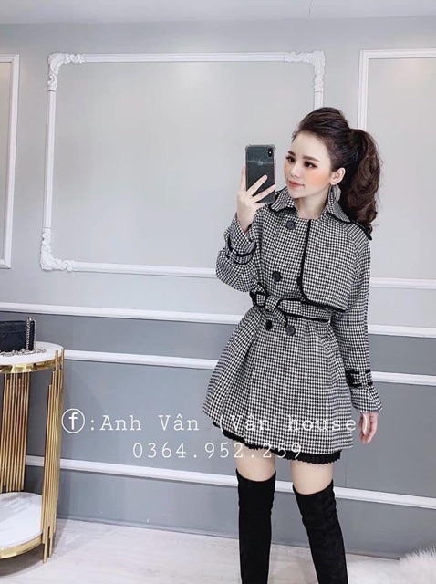 ÁO DẠ KÈM ĐAI