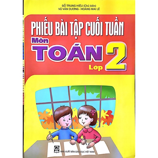 Sách Phiếu bài tập cuối tuần môn Toán lớp 2