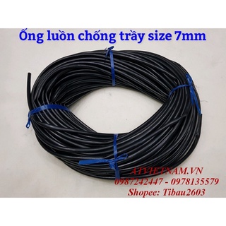 Nguyên cuộn ống luồn dây điện chống trầy size 7mm ( cuộn 0.9kg)