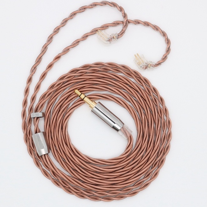 Dây Cáp Nâng Cấp 4 Lõi 7N UPOCC MMCX / 2PIN / QDC / TFZ 2.5 / 3.5 / 4.4mm KZ TINHIFI T2 Bln BL01