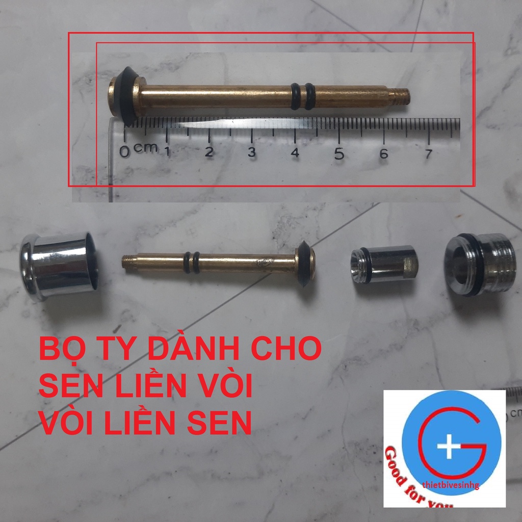 BỘ TI RÚT VÒI SEN TẮM 4 MÓN HÀNG ĐỒNG XỊN ĐẸP, TY RÚT CỦ SEN - TY RÚT CỦ VÒI LIỀN SEN