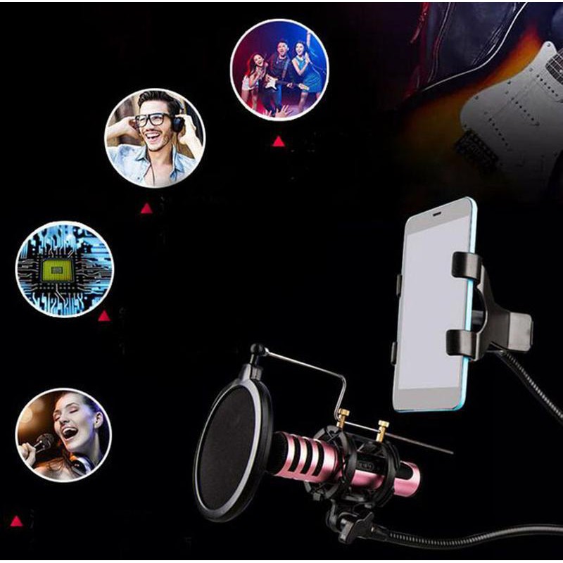 Micro Livestream C7 ( Loại 1, Đủ Phụ Kiện)– Thu Âm Hát Karaoke Livestream 3 in 1 Chất Lượng Đỉnh Cao