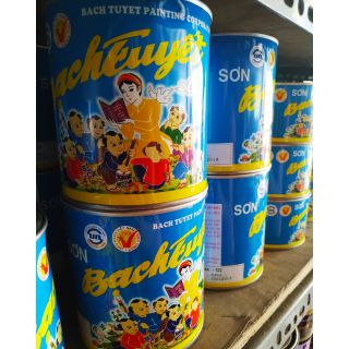 Sơn Bạch Tuyết màu xám - lon 1kg