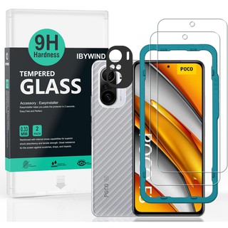 Set 2 Kính Cường Lực Bảo Vệ Màn Hình Điện Thoại Dễ Lắp Đặt Cho Xiaomi Poco F3 / Redmi K40